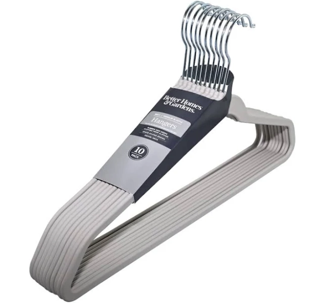Better Homes & Gardens Rubberized Non-Slip Clothes Hangers