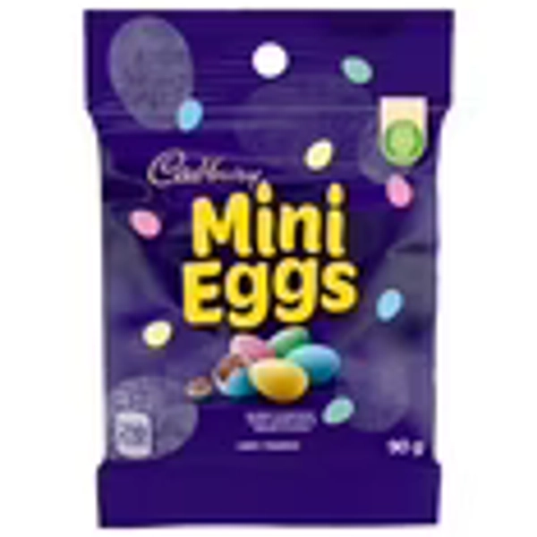 Cadbury Mini Eggs, Chocolatey Candy Eggs, 90 g