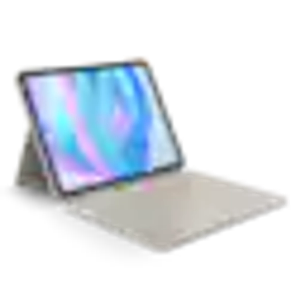 Logitech - Combo Touch iPad Air 13-inch - Latest Model (M2 & M3), iPad Air (5th gen) Keyboard Case with Detachable Keyboard - Sand