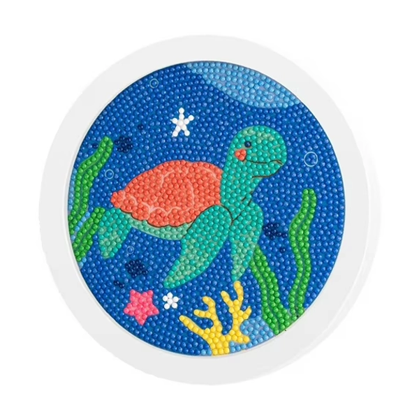 DIY 5D Diamond Art Kits – Cute Pet Decoration for Kids, 6.4"x6.4" Plastic Painting Set, Fun DIY Craft for Home Decor and Parent-Child Bonding G