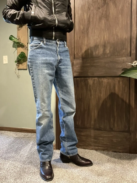 1980s Orange Tab Levis