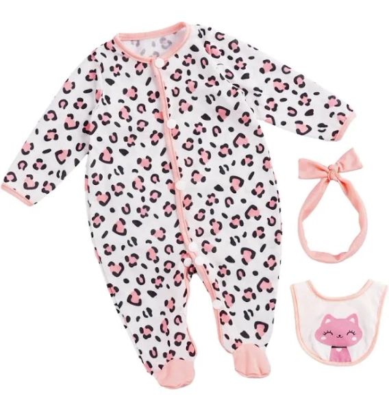3-Pieces Set for Reborn Girl Baby Accessories