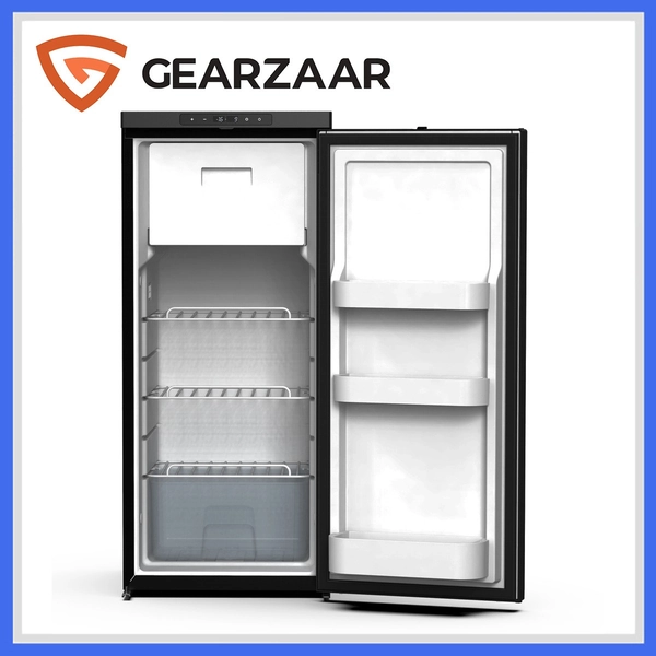 90L Camper Fridge Freezer BT Motorhome Campervan Boat Low Power Black -20°C