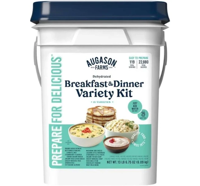 Augason Farms Breakfast and Dinner Variety Kit