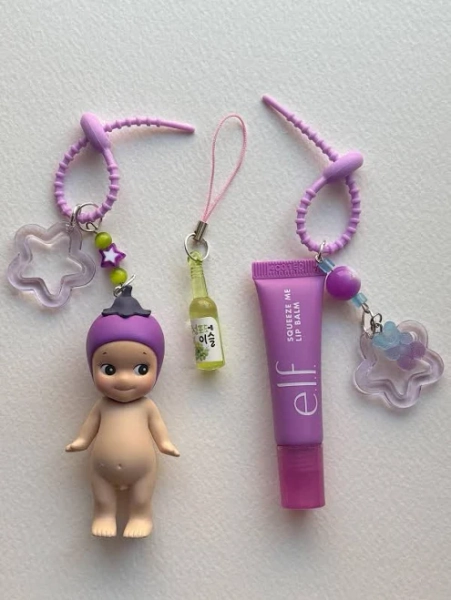 Sonny Angel Mystery Keychain Pack, Sonny Angel keychain, phone charm, lip gloss charm