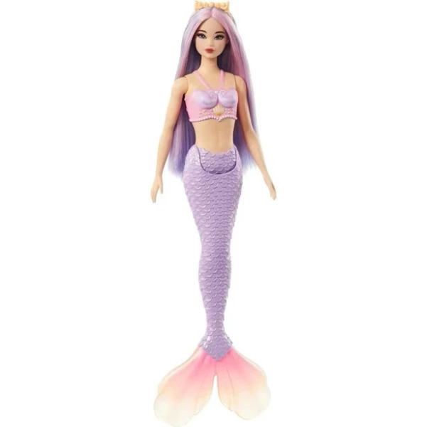 2025 New Original Mattel Barbie Mermaid Doll with Pink Hair Dolls for Girls Christmas Gifts Top