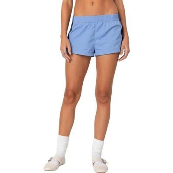 Edikted Nikki Stripe Nylon Shorts