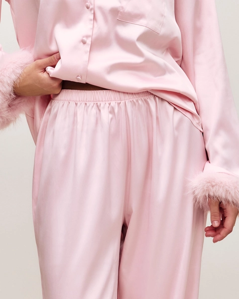 Pantalon en satin