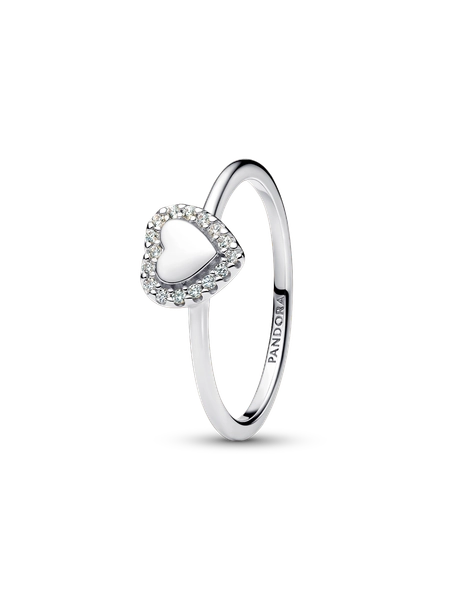 Anello Cuore e Pavè da incidere