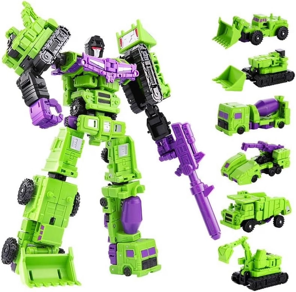 Deformation Oversize Toys Robot Devastator Engineering Combiner 6 in 1 Action Figure Car Truck Model - Walmart.com