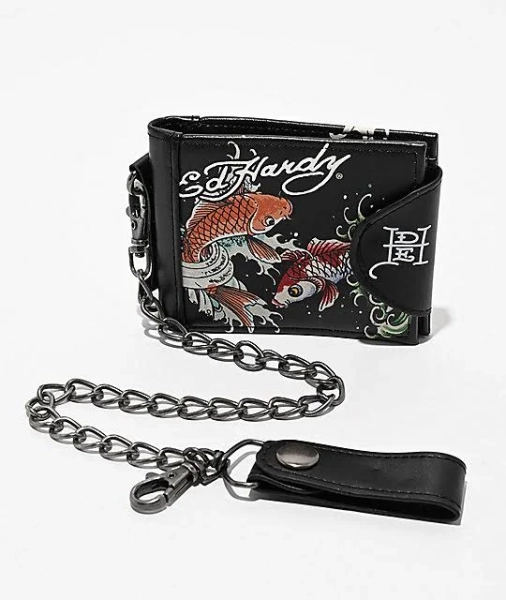 Ed Hardy Koi Chain Wallet