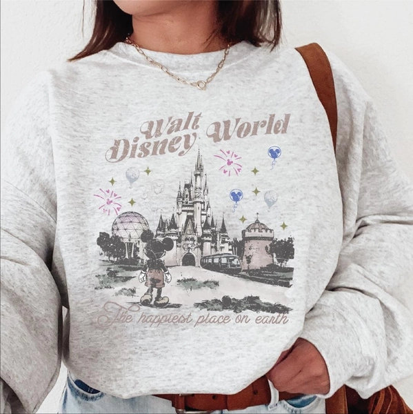 Retro Walt Disneyworld Sweatshirt, Disneyworld Sweatshirt, Mickey And Friends Sweater, Vintage Disneyworld Hoodie, Retro Disney Shirt