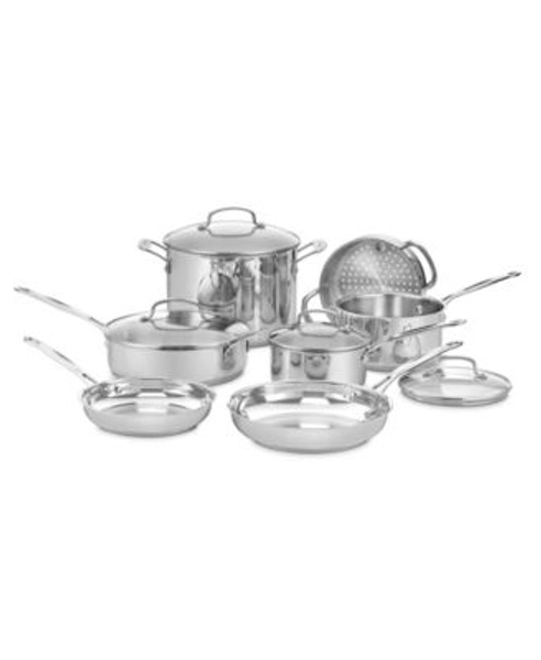 Chef's Classic Stainless Steel 11 Piece Cookware Set