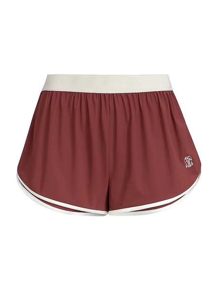 Techno Jersey Shorts with Logo