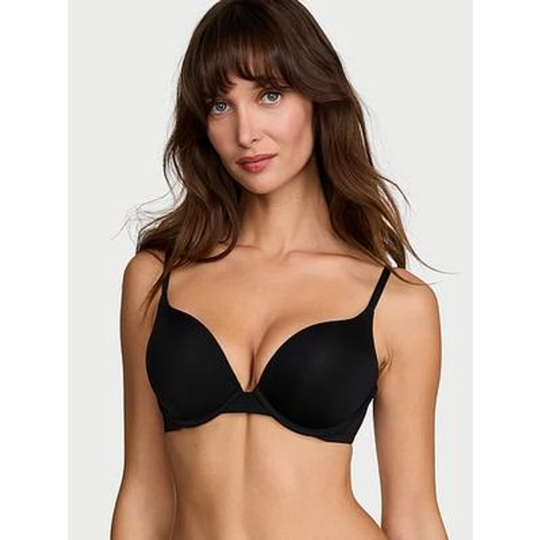 The T-shirt Bombshell Add-2-Cups Smooth Push-Up Bra, Black, 34A - Women's Bras - Victoria's Secret