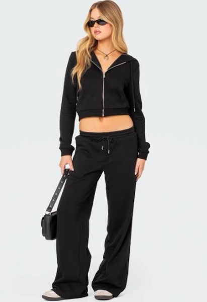 Edikted Women's Annalise Straight Leg Sweatpants