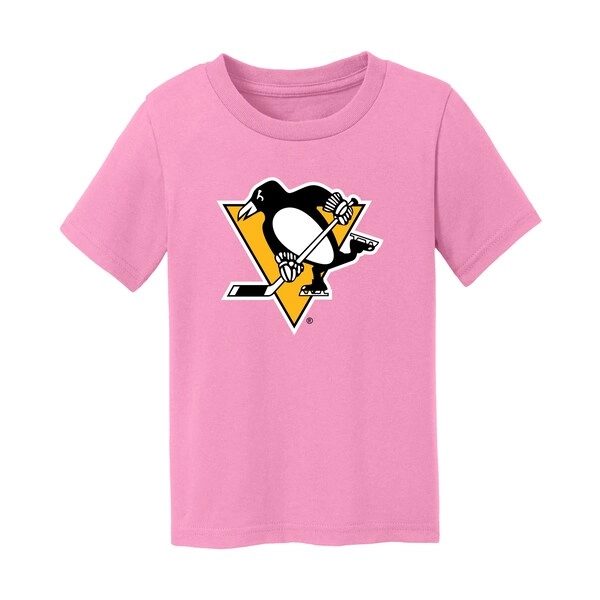 Infant Pittsburgh Penguins Chad & Jake Light Pink Primary Logo T-Shirt