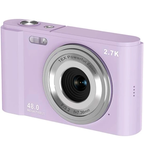 Digital Camera 1080P 48 Mega Pixels Vlogging Camera with 16X Zoom Mini Cameras Video Recorder Camcorder for Beginners Christmas Birthday Gift