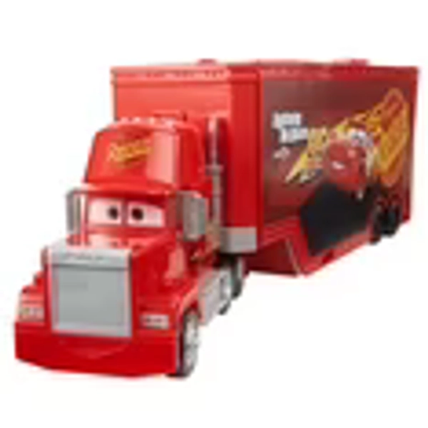Disney Pixar Cars Transforming Mack Playset, 2-in-1 toy Truck & Tune-Up Station with Launcher