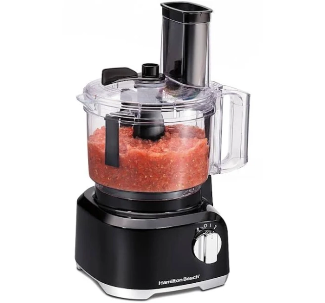 Hamilton Beach 8 Cup Food Processor with Built-In Bowl Scraper