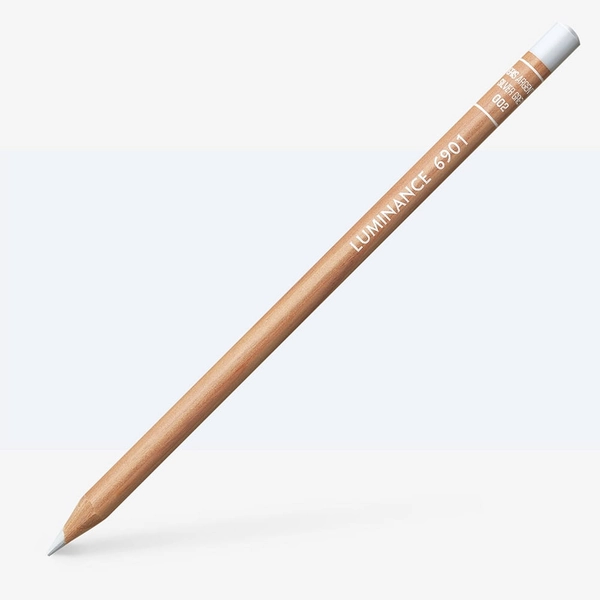 Caran d'Ache : Luminance 6901 : Colour Pencil : Silver Grey