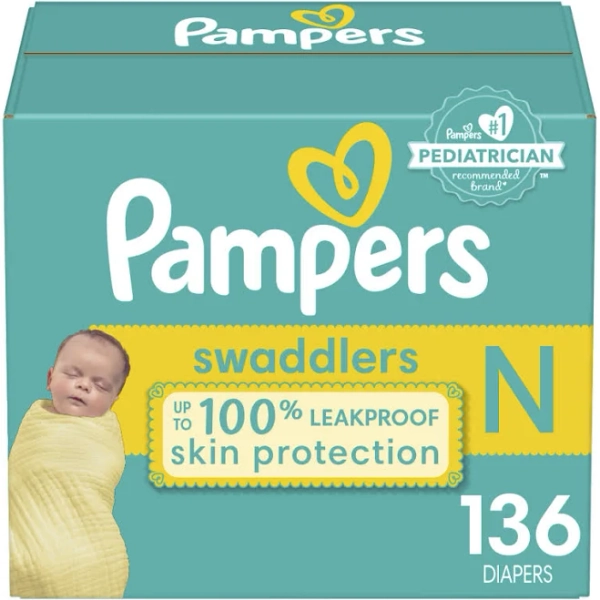 Pampers Swaddlers Newborn Diapers