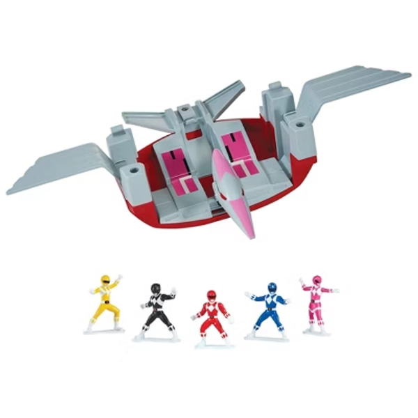 Mighty Morphin Power Rangers Re-Ignition Pterodactyl Dinozord Combinable Action Figure with Missile Launchers