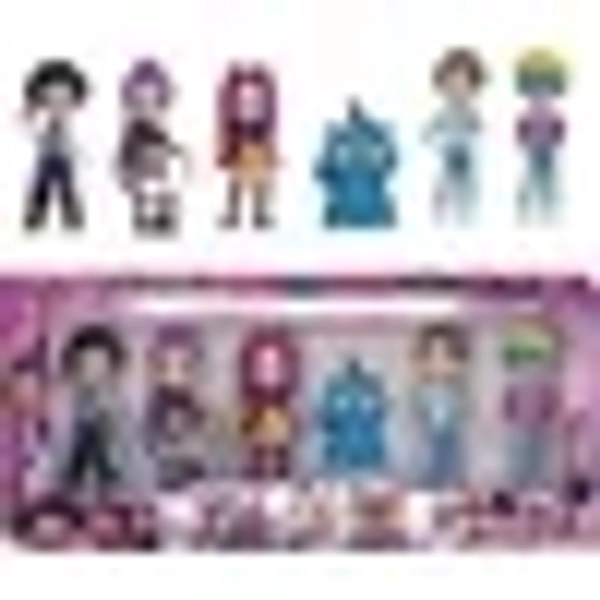 6 Pcs Korean Idol Anime Action Figures Set – Exquisite PVC Mini Character Figurines for Desk Decor, Collector Display, Christmas Birthday Gift for Fans