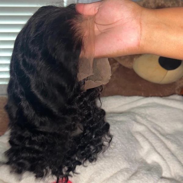 -Deep wave 10in  lace front 

-13x4 bob
