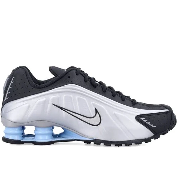 Nike - Shox R4 shoes - unisex - Fabric/Fabric/Rubber/Calf Leather - 10 - White