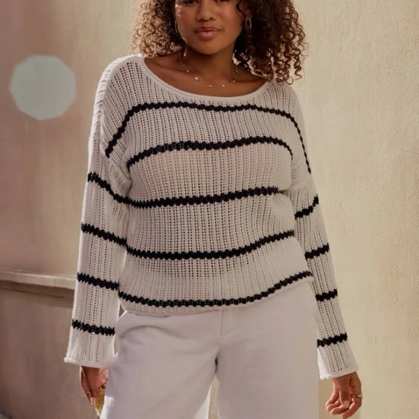 Hollister Women's Easy Crochet-Style Sweater
