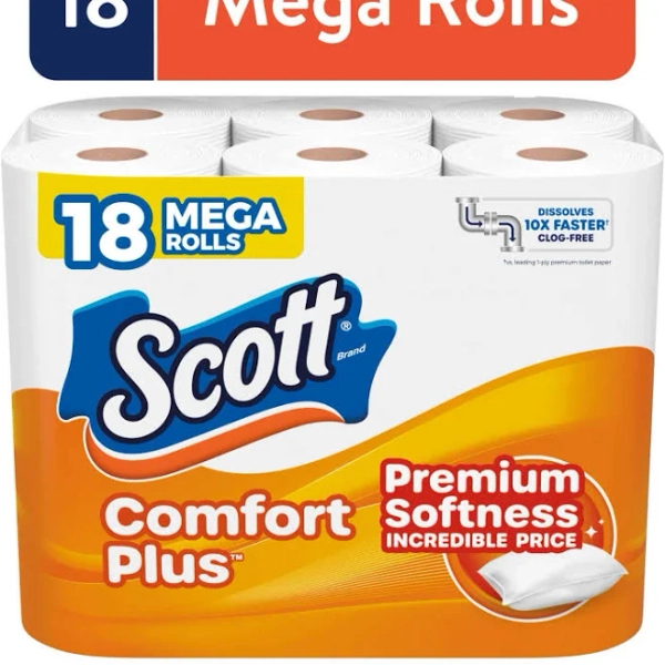 Scott ComfortPlus Mega Roll Toilet Paper
