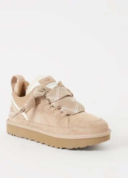 UGG Lowmel sneaker met suède details - Zand - 39