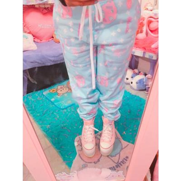 Hurt Bear Pixel Game Jogger plush pants, Pills Jogger Pants, Syringe Jogger Pant, Yami Kawaii Jogger Pants, menhera joggers, menhera pants