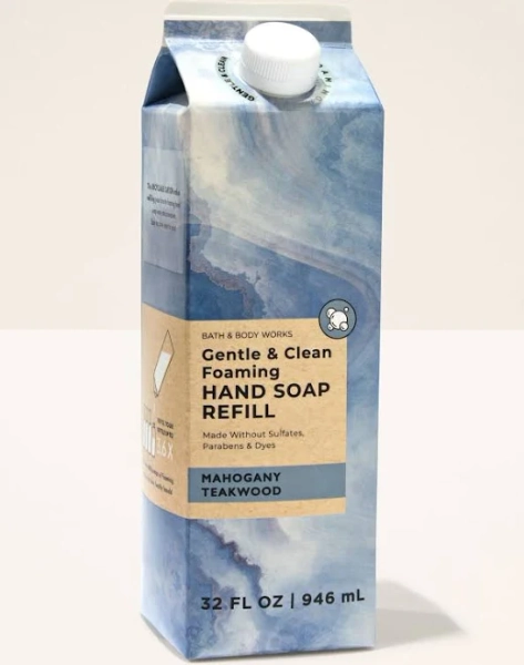 Bath & Body Works Mahogany Teakwood Gentle & Clean Foaming Hand Soap Refill