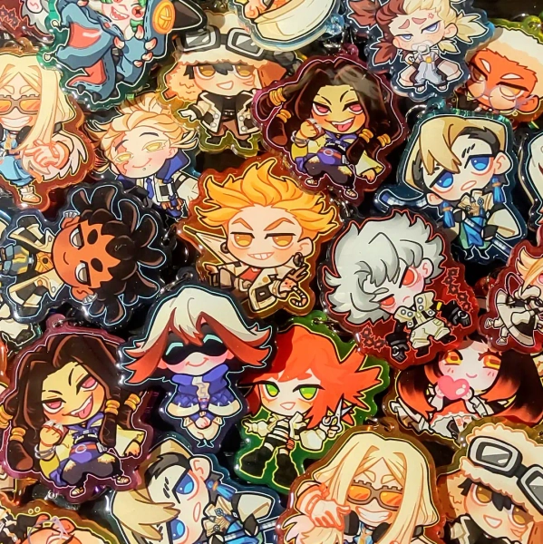 GACHI Trash Charms | Epoxy Acrylic Keychain Charms - Etsy