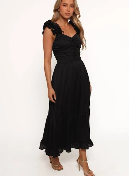 Petal & Pup Women's Inca Ruffle Strap Midi Dress