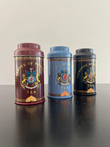 Vintage 3 X English Jacksons of Piccadilly Tea Tins, Kitchen Decor Tea Storage - Etsy Australia