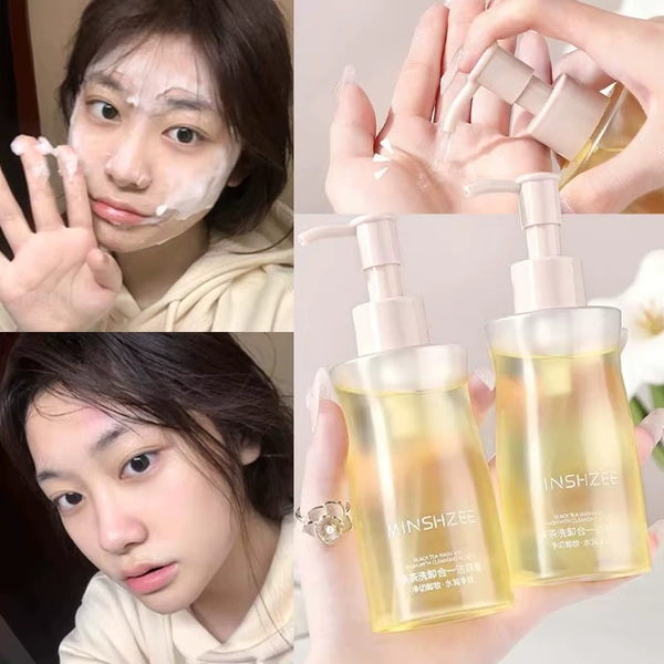 Facial Cleanser Cleaning Oil Gentle Facial Makeup Remover Non Irritating Face Cleansing Water Oil-Control Cleansing Nose Pores