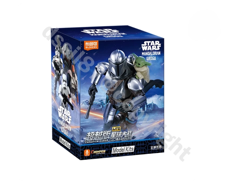 Blokees Star Wars Mandalorian Grogu Champion Class Lite 01 Blind Box Model Kits