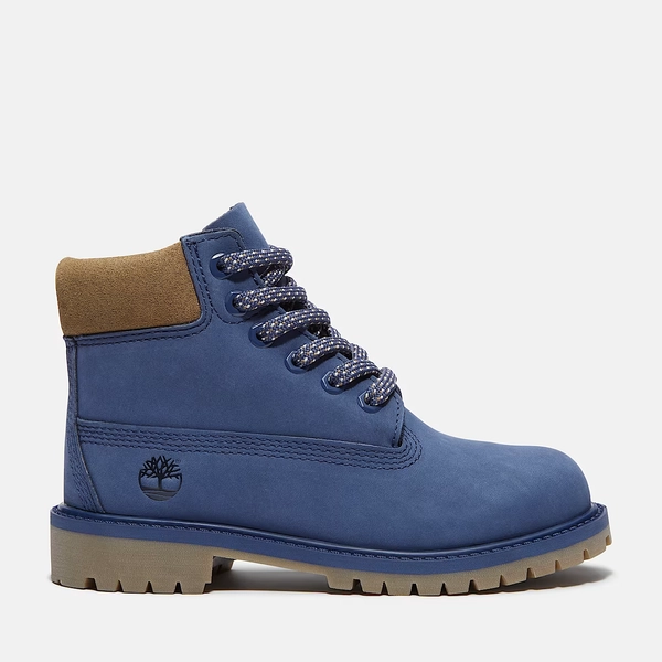 6-Inch Boot imperméable Timberland® Premium pour junior en bleu foncé
