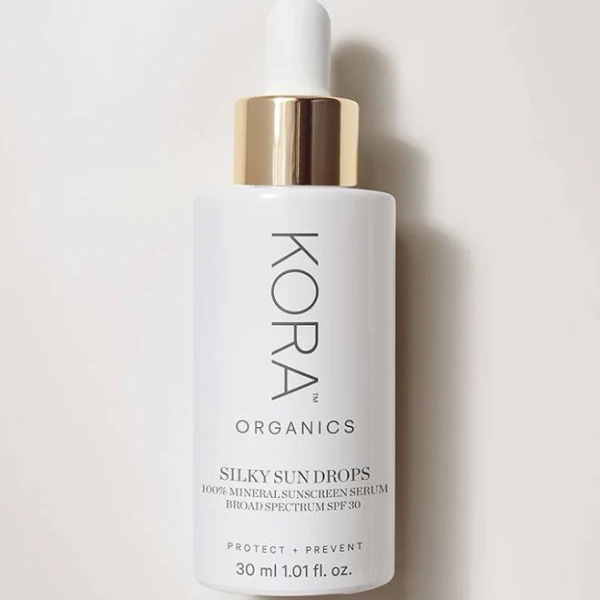 KORA Organics Silky Sun Drops Sunscreen Serum