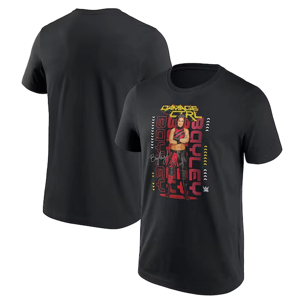 WWE Bayley Damage Ctrl T-Shirt - Black - Mens
