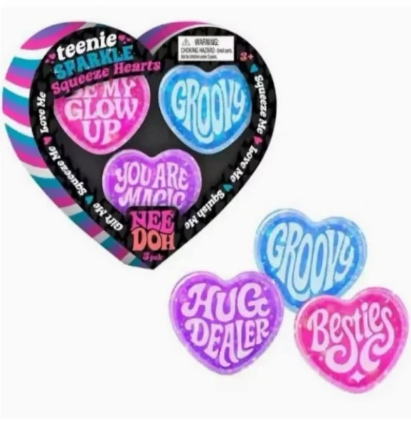 Nee Doh Squeeze Hearts