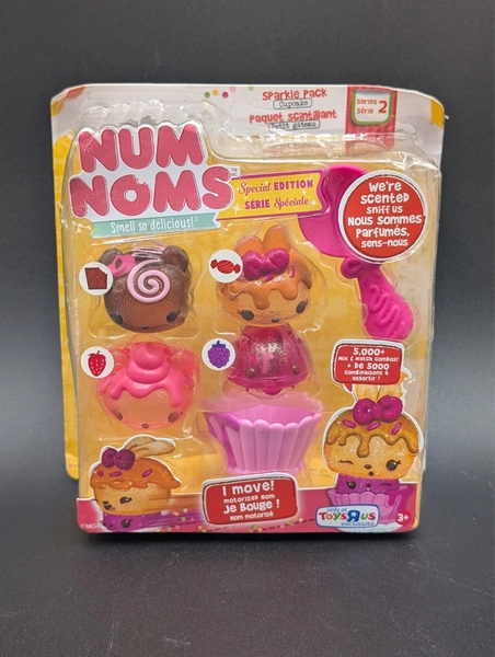 Num Noms Series 2 Special Edition Sparkle Pack Cupcake Toys R Us Exclusive Rare