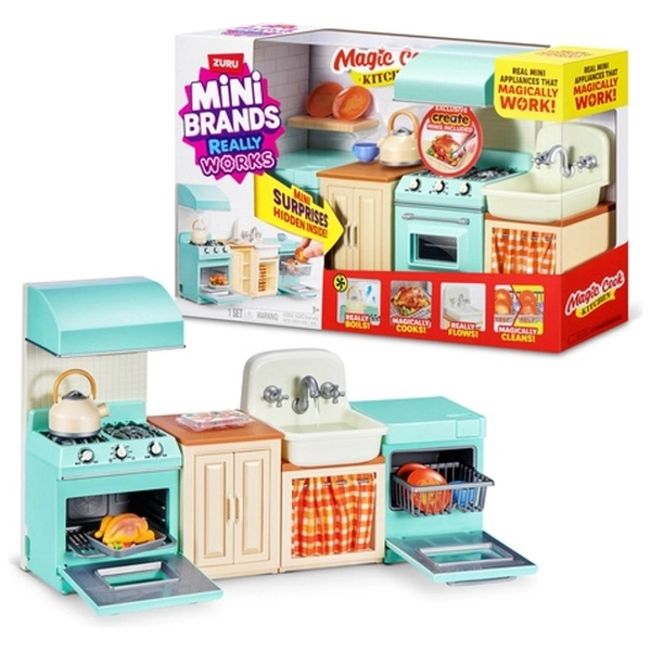 Mini Brands Really Works Magic Cook Kitchen Series 1 Playset by ZURU