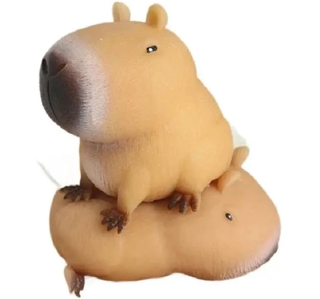 Taba Squishy Kawaii Capybara Hand Relaxation Sand Plastic Funny Fidgeting Anti-Stress Slow Rebound Kids Toys Cute Birthday Gifts