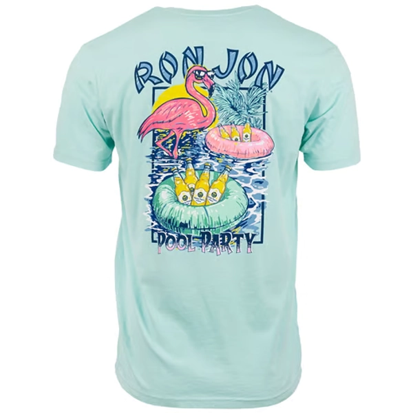 Party Pants Ron Jon Chalk Mint Pool Party Tee