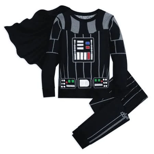 Disney Store Star Wars Darth Vader PJ Pals for Kids Size 4, Boy's, Black