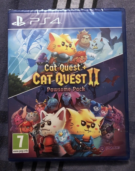 PS4 Cat Quest 1 +II 2 Pawsome Pack New Sealed UK Version